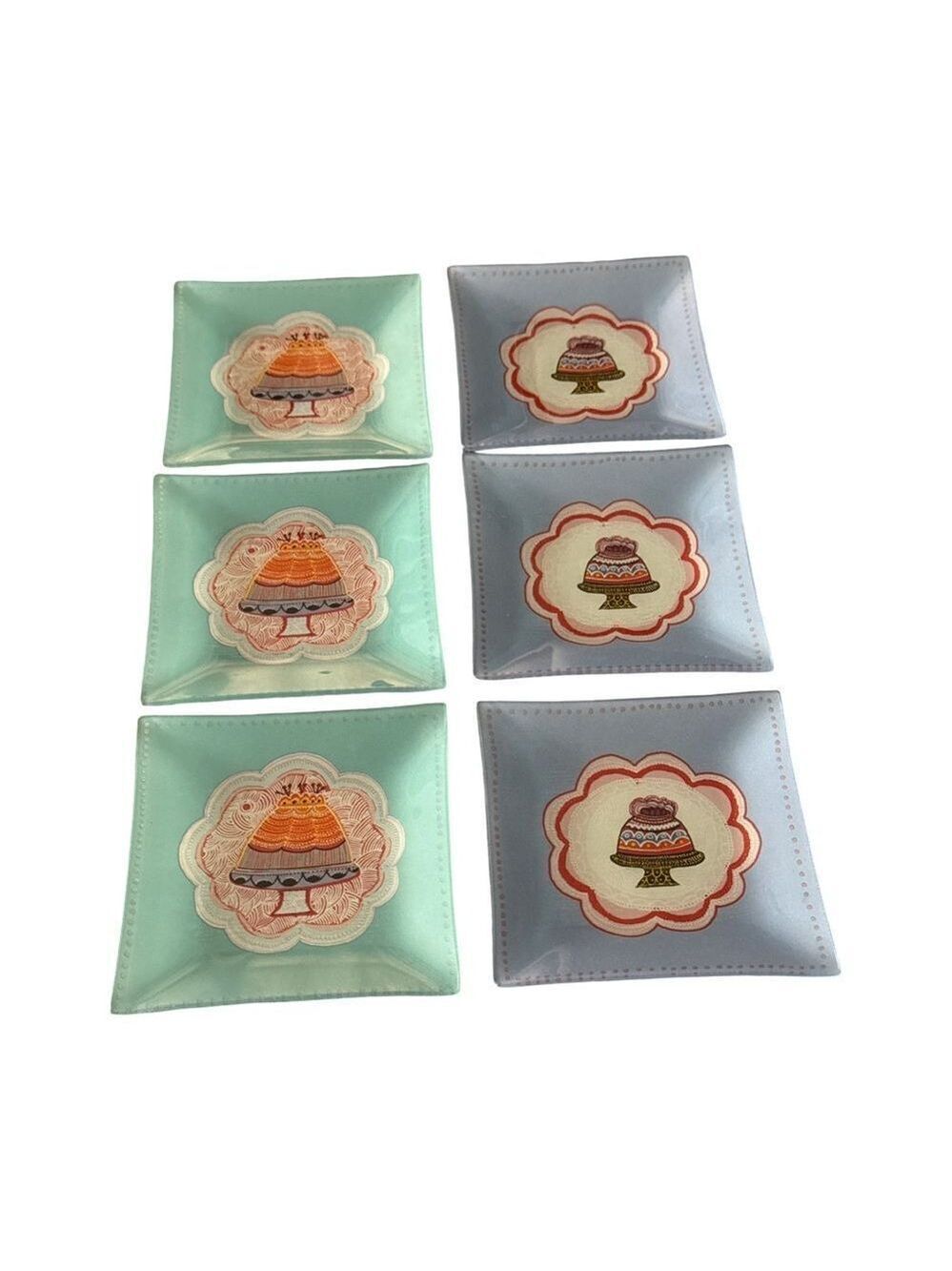 FRAGONARD GLASS PLATES.